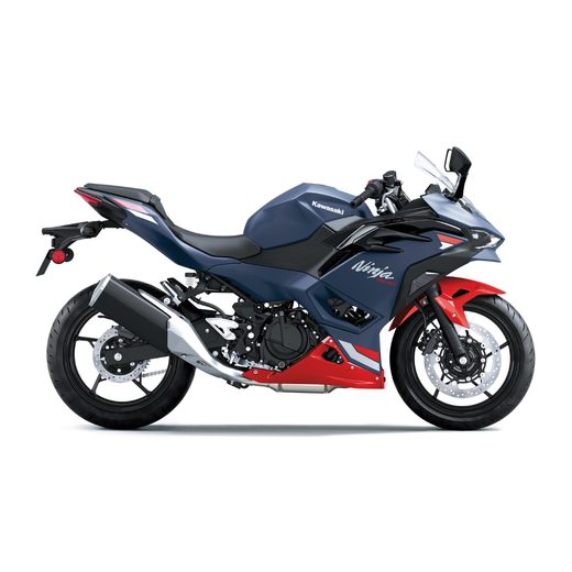 KAWASAKI NINJA 500 SE MY26 METALLIC MATTE TWILIGHT BLUE / CANDY PERSIMMON RED