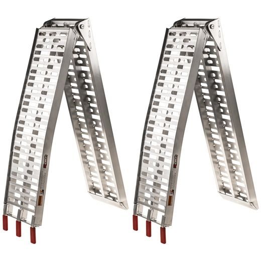 HLINÍKOVÉ NÁJEZDY ROZKLÁDACÍ - ATV, MOTO - PÁR NOSNOST 680KG