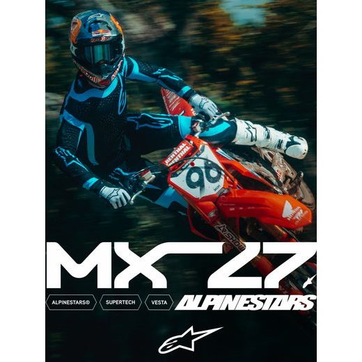 DRES SUPERTECH VESTA, ALPINESTARS (ČERNÁ/TYRKYSOVÁ) 2027