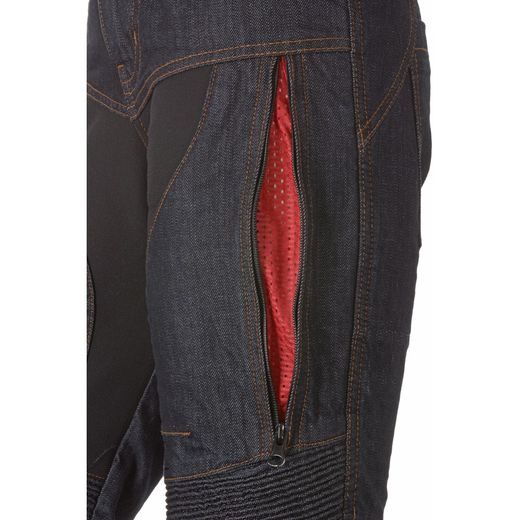 AYRTON DÁMSKÉ MOTO JEANSY DATE MODRÉ