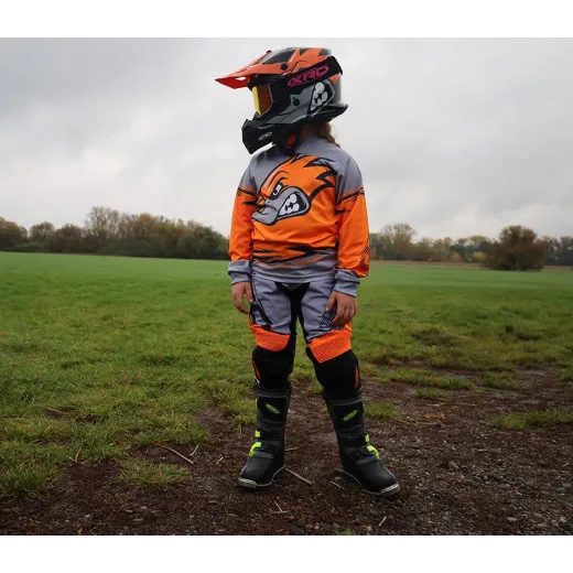 DĚTSKÁ MOTO HELMA XRC MX DUCKER ORANGE