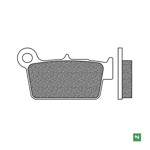 BRZDOVÉ DESTIČKY, NEWFREN (SMĚS OFF ROAD DIRT SINTERED) 2 KS V BALENÍ