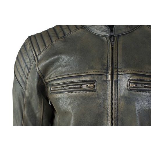 MBW PÁNSKÁ KOŽENÁ MOTO BUNDA PEET 