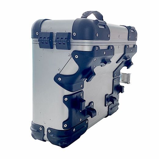 CFMOTO 800MT HLINÍKOVÉ KUFRY - STŘÍBRNÉ SADA TŘI KUSY