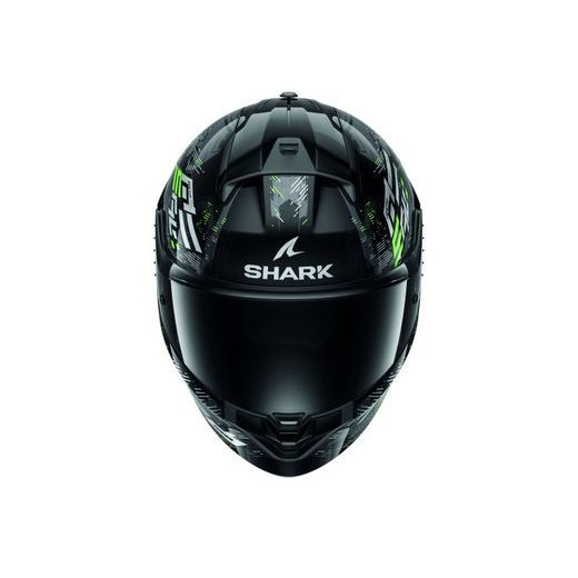 SHARK INTEGROVANÁ PŘILBA RIDILL 2 MOLOKAI ČERNÁ/LESKLÁ/ŠEDÁ/ZELENÁ