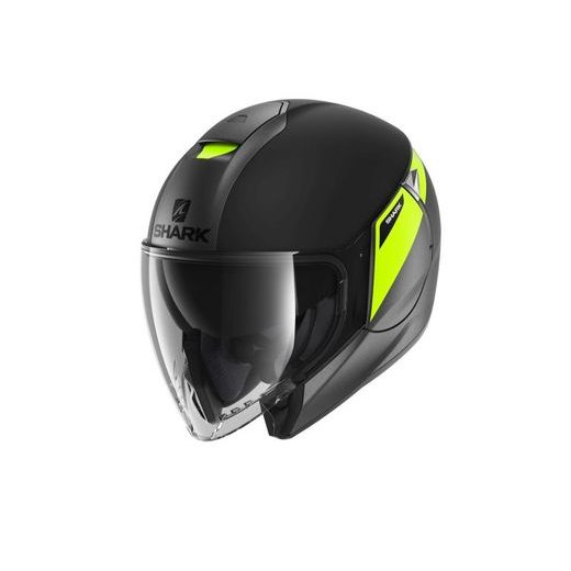 PŘILBA OTEVŘENÁ SHARK CITYCRUISER KARONN COLOUR ANTHRACITE/BLACK/YELLOW