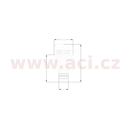 ATHENA ŠPUNT VÝFUKU VELKÝ PRO 4T MOTOCYKLY/ATV