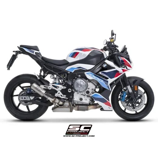 SC-PROJECT TITANOVÝ VÝFUK CR-T S MŘÍŽKOU PROTI KAMENŮM BMW M 1000 RR (23-24) E5