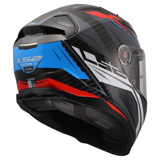 LS2 FF811 VECTOR II C SAVAGE WHITE BLUE RED-06