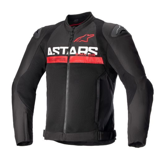 BUNDA SMX AIR, ALPINESTARS (ČERNÁ/ČERVENÁ FLUO) 2024