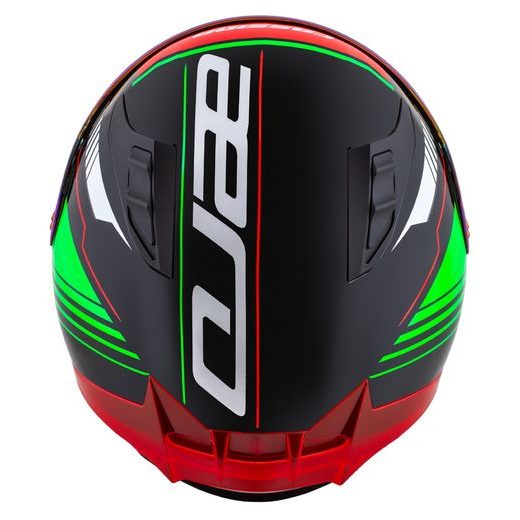 PŘILBA CASSIDA AERO DROME (ČERNÁ PERLEŤ/ČERVENÁ/ZELENÁ/BÍLÁ)