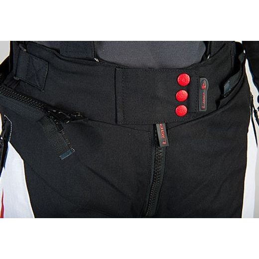 MBW DÁMSKÉ TEXTILNÍ MOTO KALHOTY EVELIN RED 