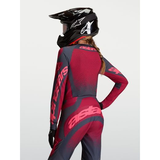 DRES STELLA TECHSTAR SWAN, ALPINESTARS, DÁMSKÉ (PURPUROVÁ/TMAVĚ ŠEDÁ/ČERVENÁ) 2027