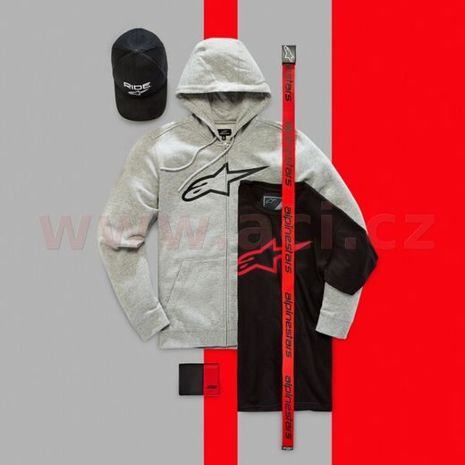 PÁSEK LINEAR WEB BELT, ALPINESTARS (ČERNÁ/ČERVENÁ)