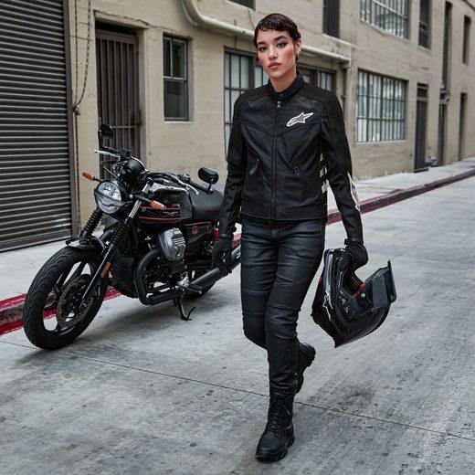 BUNDA STELLA T-DYNO AIR, ALPINESTARS, DÁMSKÁ (ČERNÁ/BÍLÁ) 2025