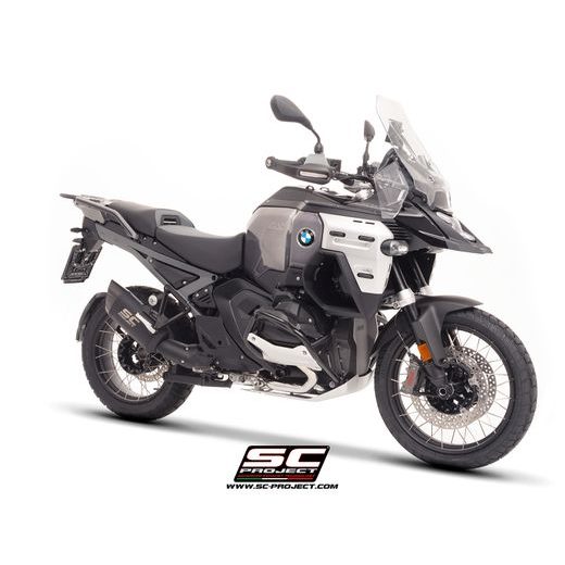 SC-PROJECT BMW R 1300 ADVENTURE GS 2025 TITANOVÝ VÝFUK MATNĚ ČERNÁ ADVENTURE-R E5+