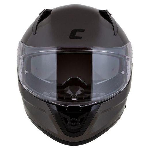 PŘILBA AERO SUPER MONO, CASSIDA (ČERNÝ CHROM/ČERNÁ)