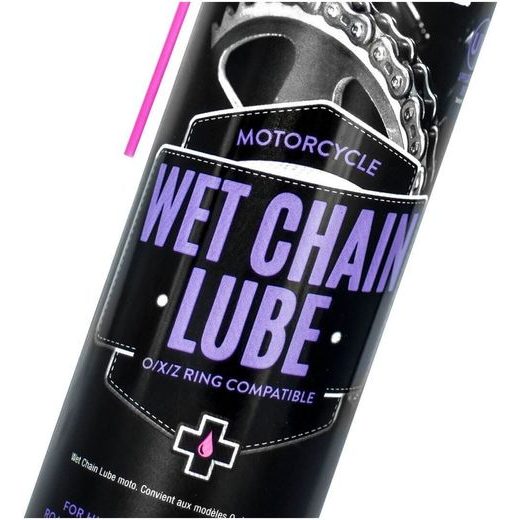 SPREJ NA ŘETĚZ DO MOKRA MUC-OFF WET CHAIN LUBE 400 ML