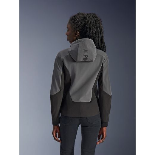 BUNDA STELLA RADIUM TECH HOODIE, ALPINESTARS, DÁMSKÁ (TMAVĚ ŠEDÁ/ČERNÁ/RŮŽOVÁ) 2026