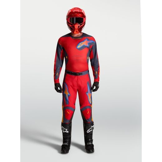DRES RACER HUNT, ALPINESTARS (ČERVENÁ/TMAVĚ ŠEDÁ/GRADIENT) 2027