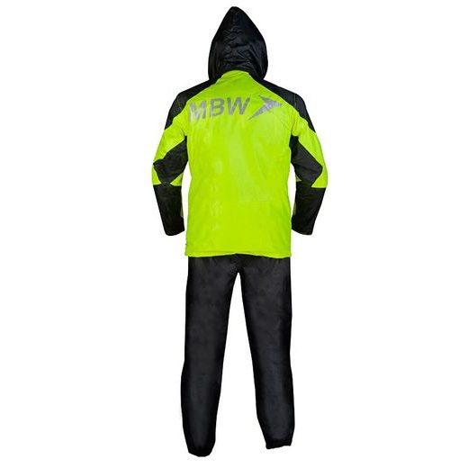 MBW NEPROMOKAVÁ BUNDA PLÁŠTĚNKA GREEN 15 FLUO