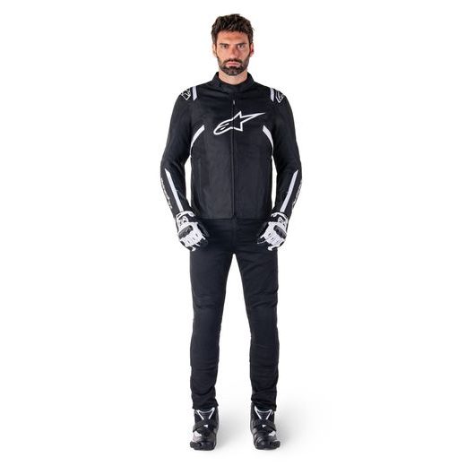 BUNDA T-SPS 2 WATERPROOF, ALPINESTARS (ČERNÁ/BÍLÁ) 2025