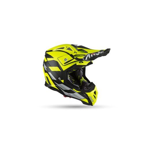 PŘILBA AVIATOR 2.3 AMSS GREAT, AIROH - ITÁLIE (ŽLUTÁ MATNÁ)