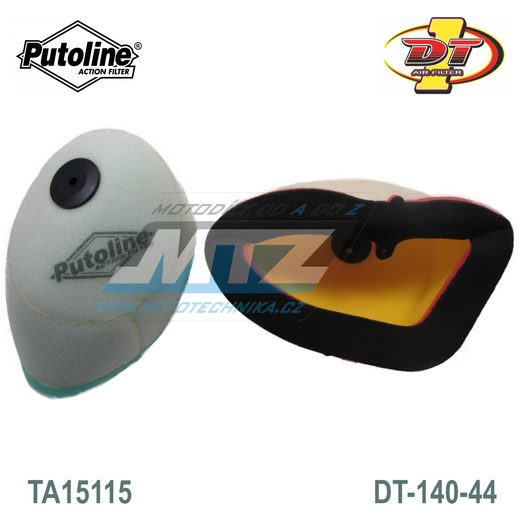 PUTOLINE FILTR VZDUCHOVÝ - KAWASAKI KX125 + KX250 / 97-02