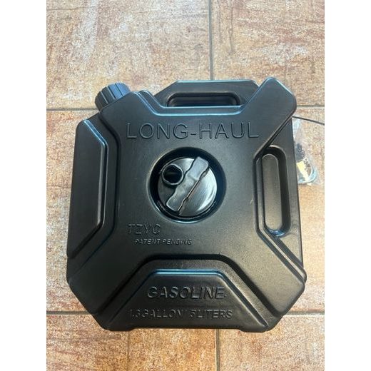 KANYSTR NA BENZÍN 5L VČETNĚ DRŽÁKU A ZÁMKU ČERNÝ