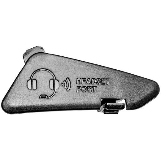 ZÁSLEPKA OTVORU PRO KOMUNIKÁTOR PRO PŘILBY SHARKI/FENG/ZEPHIR, VEMAR/V-HELMETS