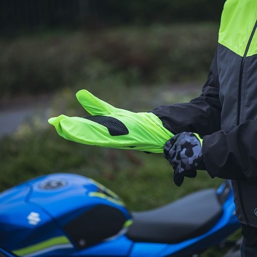 NÁVLEKY NA RUKAVICE RAINSEAL OVERGLOVES, OXFORD (ŽLUTÉ FLUO)