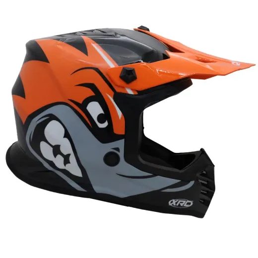 DĚTSKÁ MOTO HELMA XRC MX DUCKER ORANGE