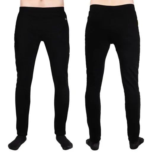 PÁNSKÉ VYHŘÍVANÉ KALHOTY W-TEC INSUPANTS - ČERNÁ