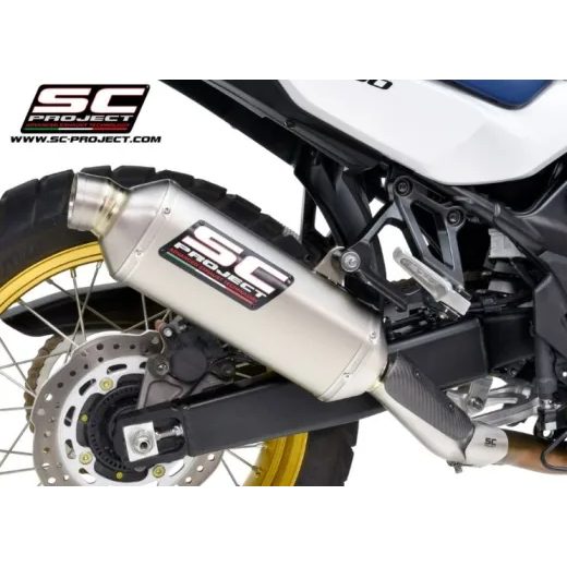 SC-PROJECT RALLY RAID TITANOVÝ VÝFUK HONDA TRANSALP XL750 2023-