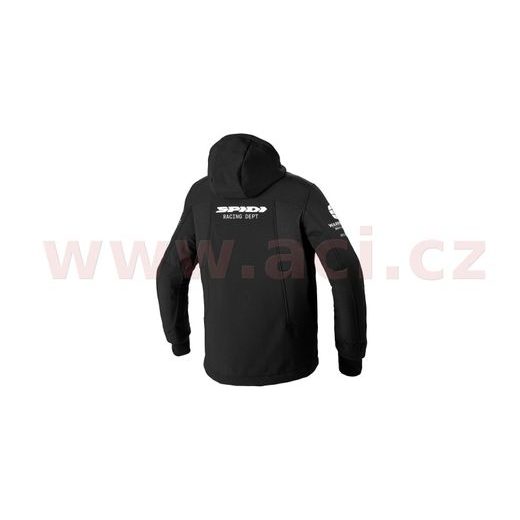 MIKINA HOODIE ARMOR EVO, SPIDI (ČERNÁ/ČERVENÁ)