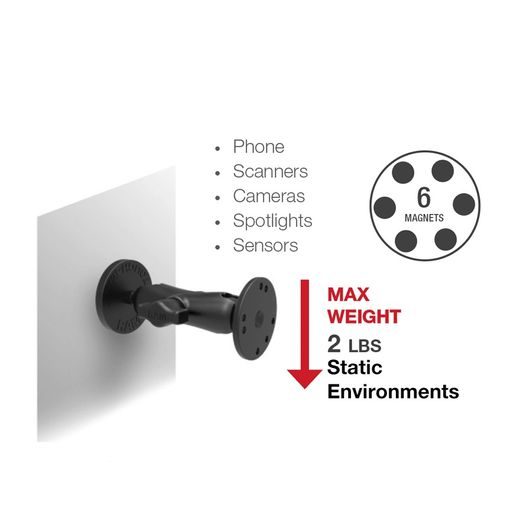 MAGNETICKÁ ZÁKLADNA 66MM, RAM MOUNTS