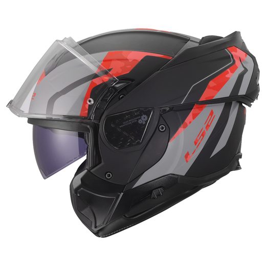 LS2 FF910 ADVANT II GLIDE BLACK GREY RED