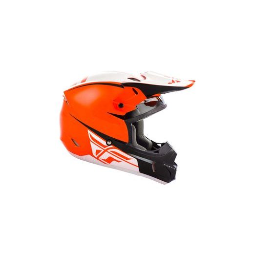 PŘILBA KINETIC SHARP, FLY RACING - USA, (ORANŽOVÁ/ČERNÁ)