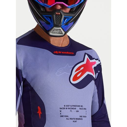 DRES RACER AIR HUNT, ALPINESTARS (SVĚTLE RŮŽOVÁ/FIALOVÁ) 2027