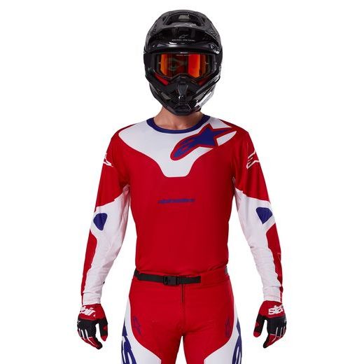 DRES RACER VEIL, ALPINESTARS (ČERVENÁ/BÍLÁ) 2025