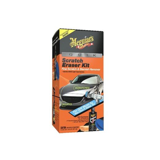MEGUIAR'S QUIK SCRATCH ERASER KIT - SADA PRO LOKÁLNÍ ODSTRANĚNÍ DEFEKTŮ LAKU