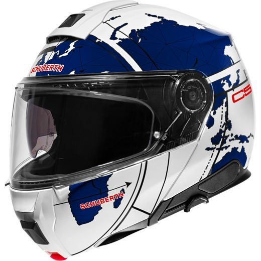 SCHUBERTH VÝKLOPNÁ HELMA C5 GLOBE BLUE
