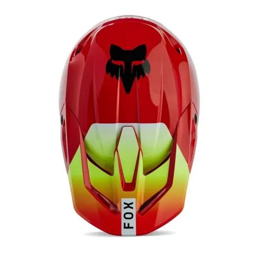 FOX MOTOKROSOVÁ PŘILBA V1 BALLAST HELMET FLUO/RED 