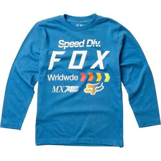 FOX YOUTH MURC LS TEE, DUSTY BLUE, LFS