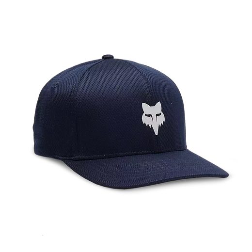 FOX HEAD TECH FLEXFIT HAT, MIDNIGHT