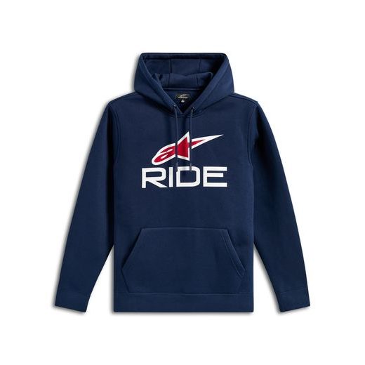 MIKINA RIDE HOODIE 3, ALPINESTARS (MODRÁ/BÍLÁ/ČERVENÁ/)
