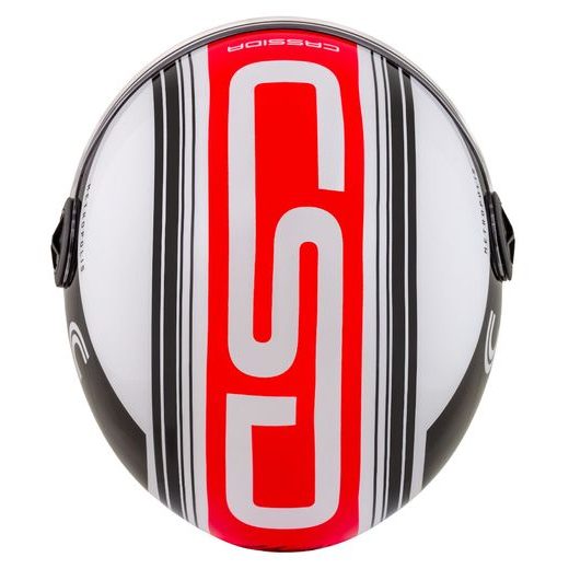PŘILBA CASSIDA HANDY METROPOLIS (ČERNÁ/BÍLÁ/ČERVENÁ) 2023