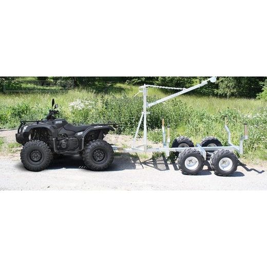 MULTIFUNKČNÍ VOZÍK ZA ČTYŘKOLKU, VČETNĚ VELKÉ, SKLOPNÉ KORBY A RAMENA