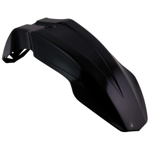 BLATNÍK PŘEDNÍ UNIVERZÁLNÍ SUPERMOTO KRÁTKÝ, RTECH (ČERNÝ, S PRŮDUCHY)