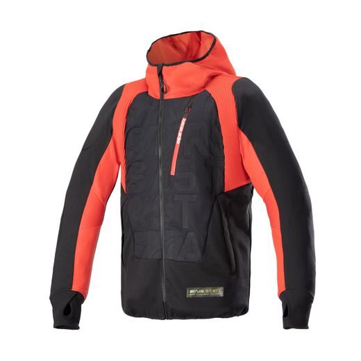 BUNDA MO.ST.EQ HYBRID, ALPINESTARS (ČERNÁ/ČERVENÁ) 2024